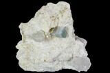 Aquamarine and Quartz in Albite Crystal Matrix - Pakistan #111350-2